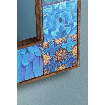 Espejo decorativo Pc3-Af Nogal Azul - 295FLR1148