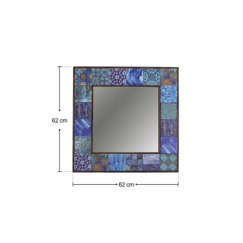 Espejo decorativo Pc3-Af Nogal Azul - 295FLR1148