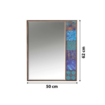 Espejo decorativo Hn1-Af Nogal azul - 295FLR1157