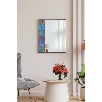 Espejo decorativo Hn1-Af Nogal azul - 295FLR1157