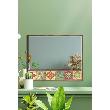 Espejo decorativo Hn1-Hz Nogal Naranja - 295FLR1159